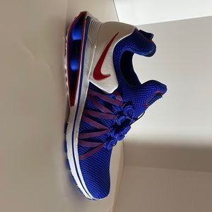 Nike Shox Gravity Laceless, Blue/Red/White. New with original box.